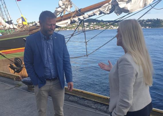 Bent Høie og Lill Sverresdatter Larsen